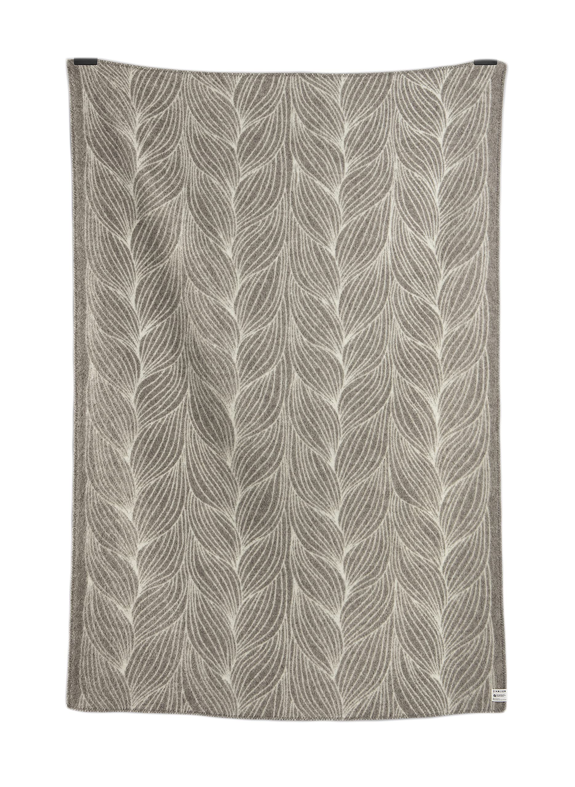 Røros Tweed Naturpledd Flette Wolldecke 135x200 Lammwolle