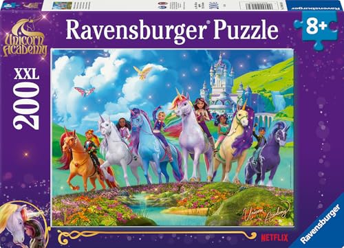 Unicorn Academy Magie Kinderpuzzle 200 XXL Teile ab 8 Jahren