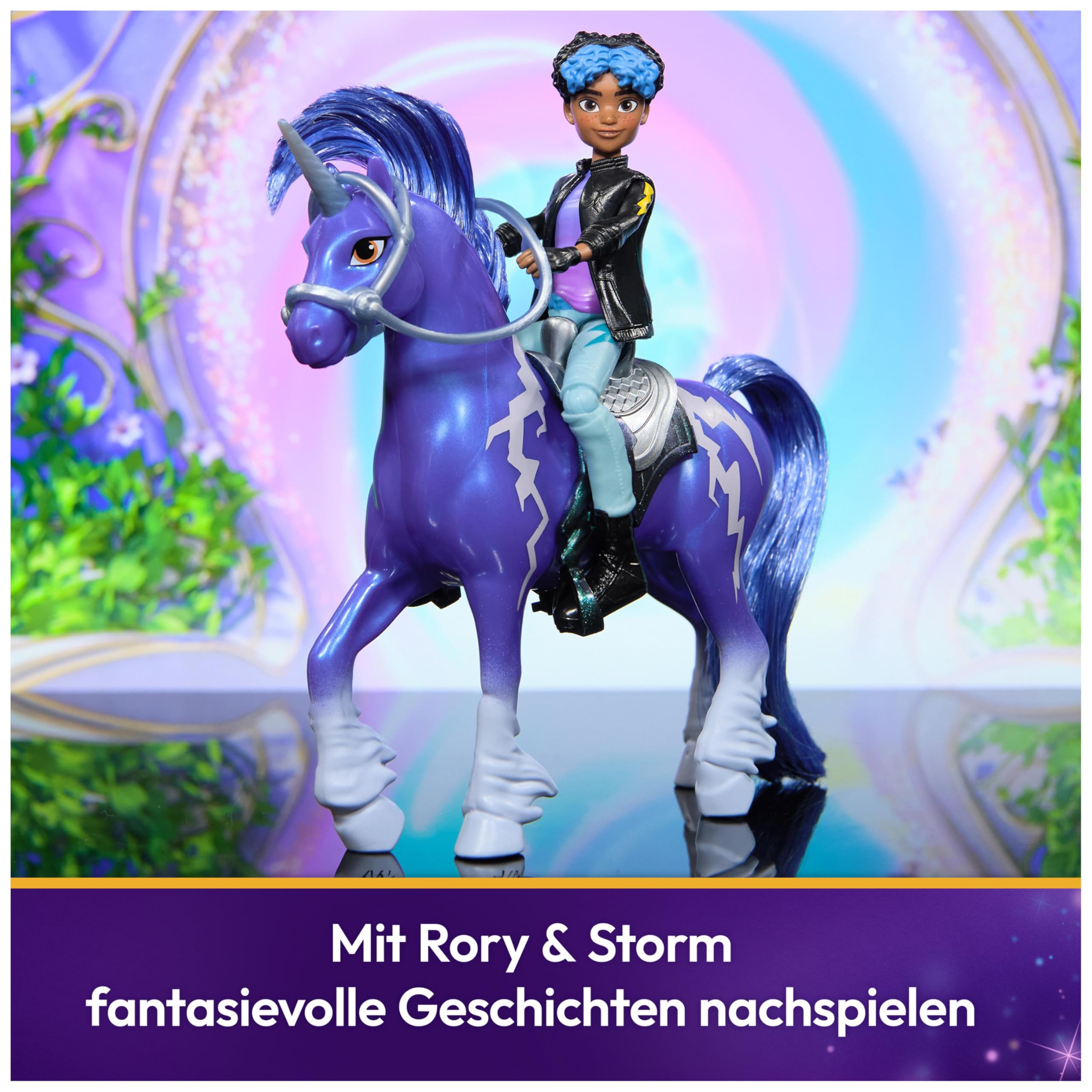 Unicorn Academy Rory und Storm Figuren-Set 12 cm blau