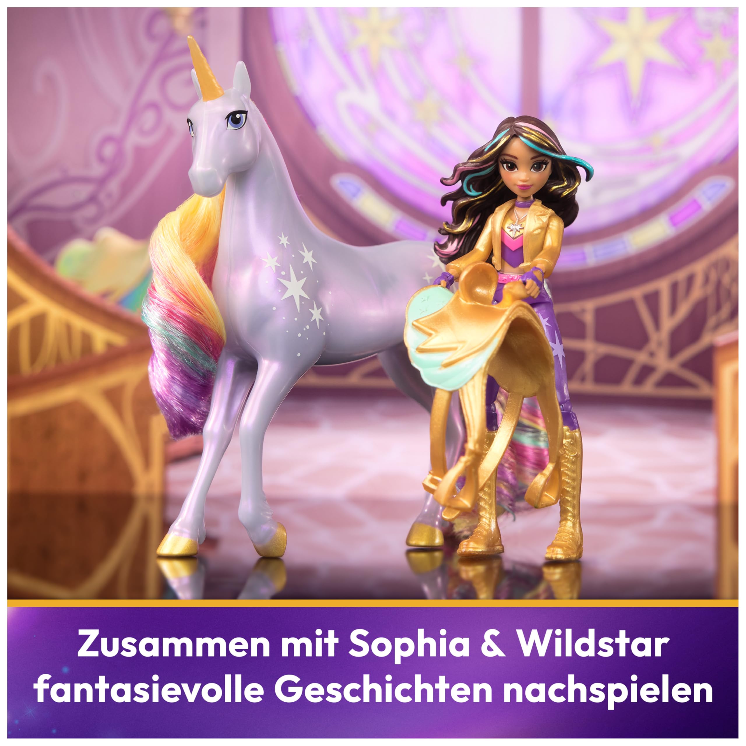 Unicorn Academy Sophia Wildstar Set 12cm Puppe Einhorn