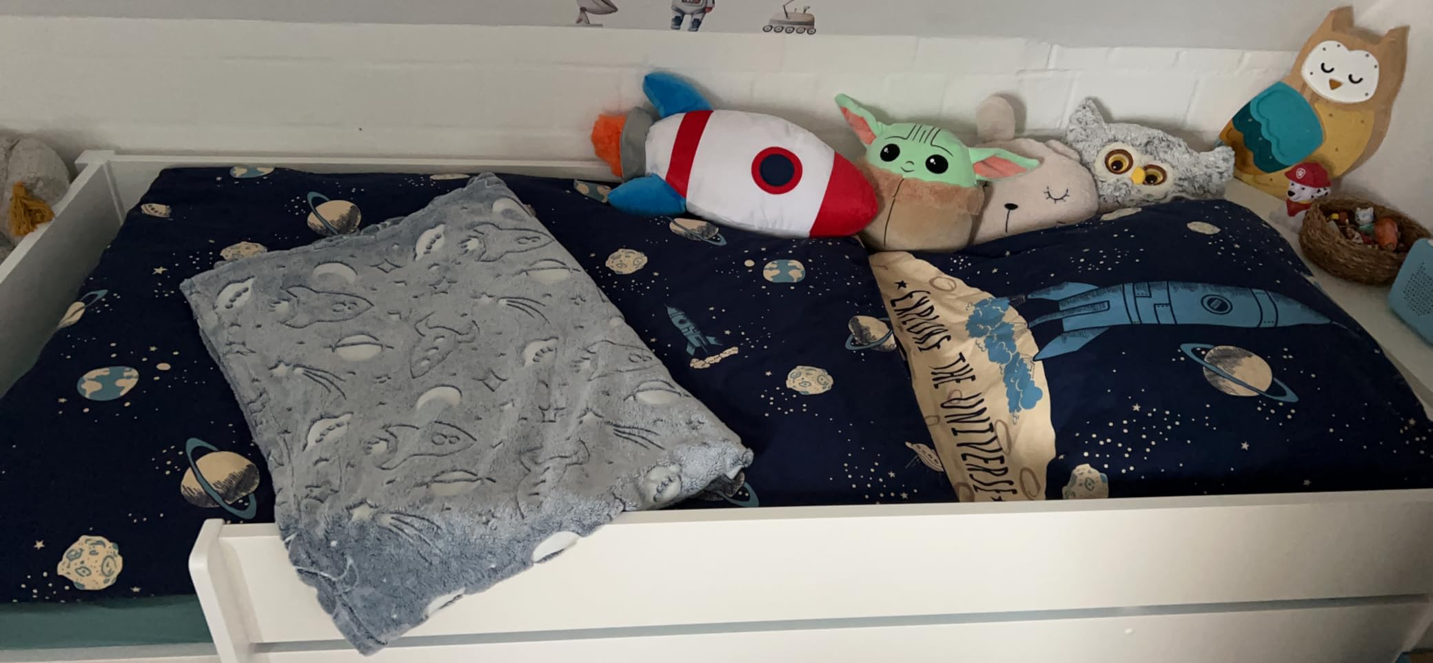 s.Oliver Safaritiere Kinderbettwäsche 100x135 grün Baumwolle