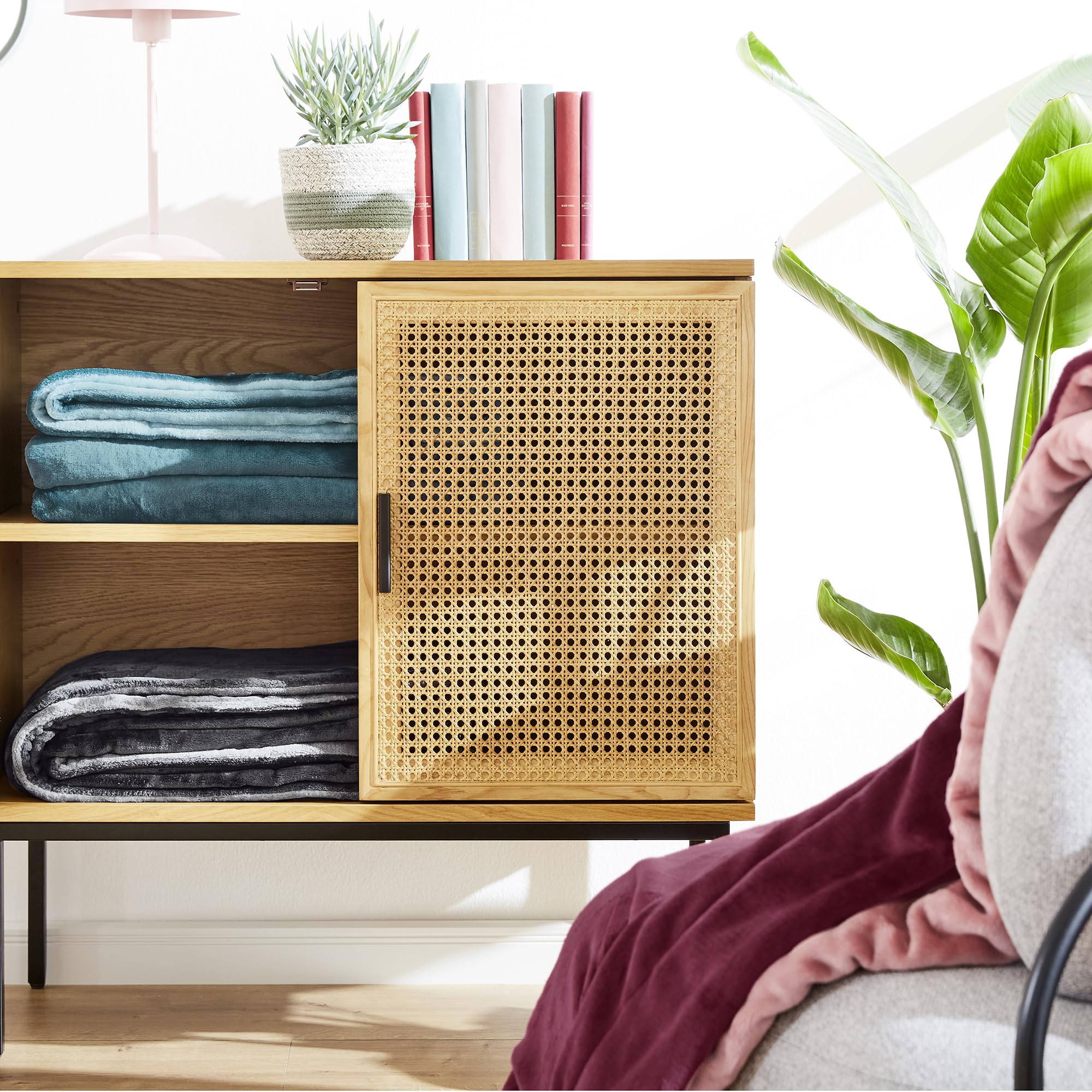 s.Oliver Doublesoft Kuscheldecke 150x200 cm dunkelgrau doppellagig
