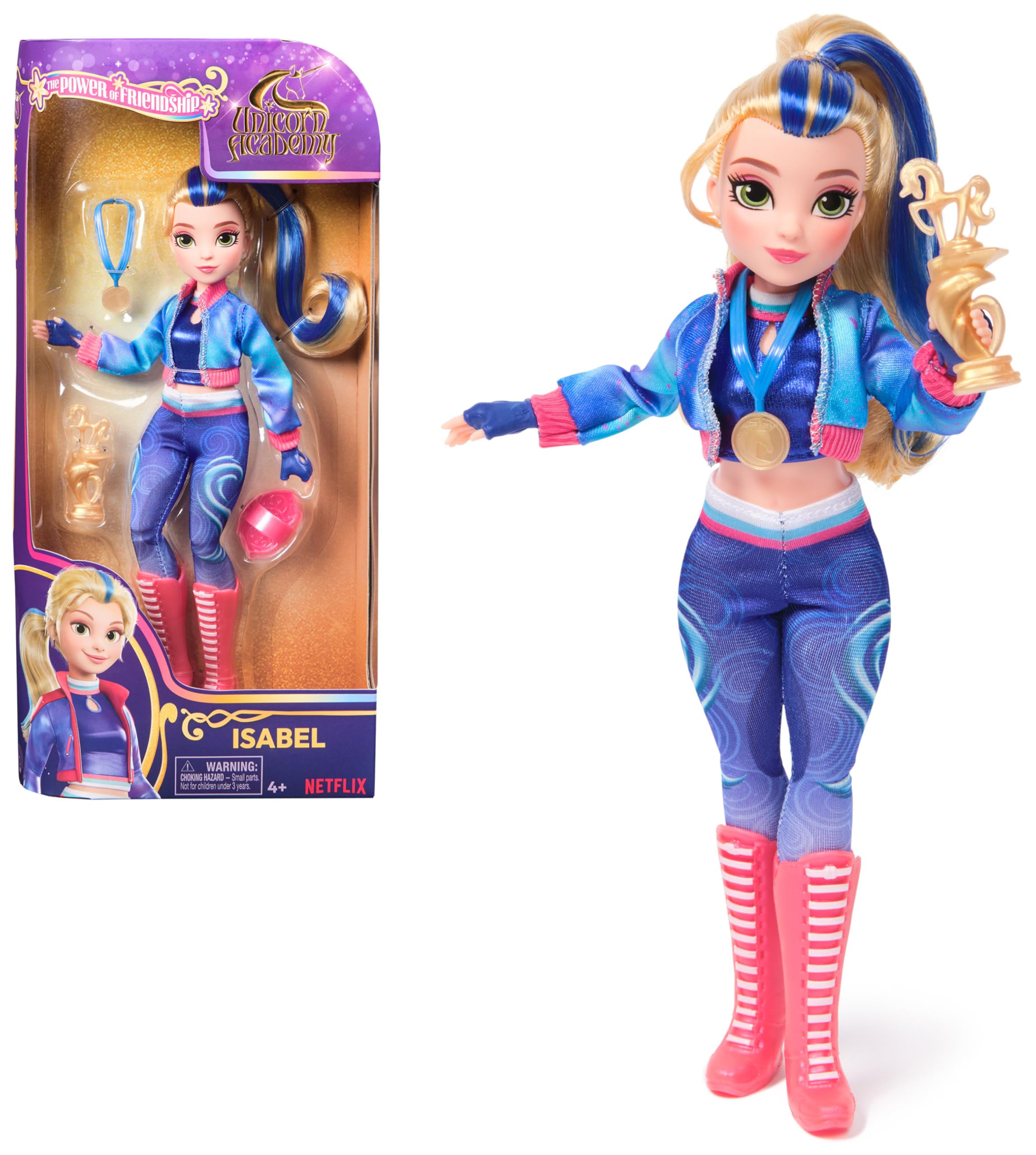 Unicorn Academy Isabel Ankleidepuppe 24cm mit Zubehör ab 4 J.
