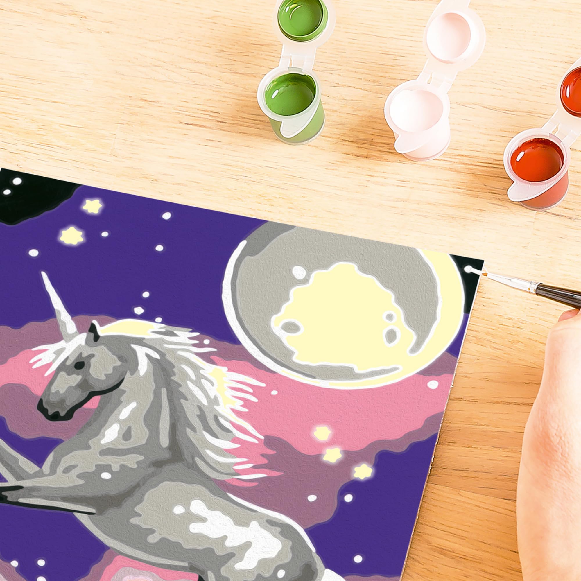 Unicorn Academy CreArt Wildstar Malen nach Zahlen 14x19cm