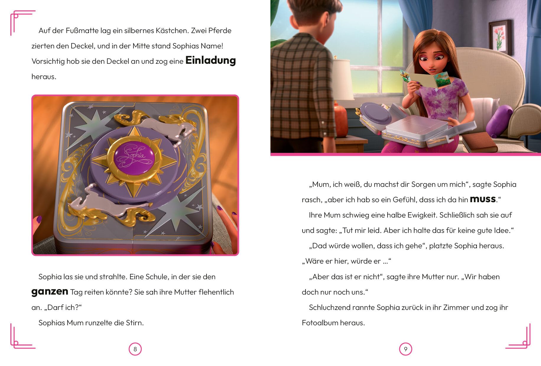 Unicorn Academy Sophia magische Einladung Buch Band 5 ab 6
