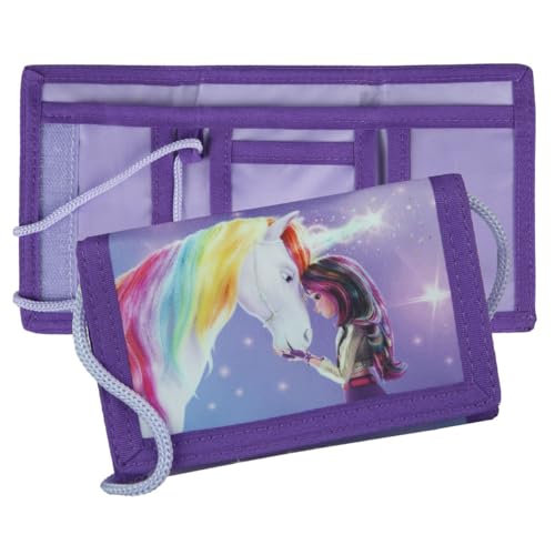 Undercover Unicorn Academy Geldbörse 9x2x13 lila Brustbeutel