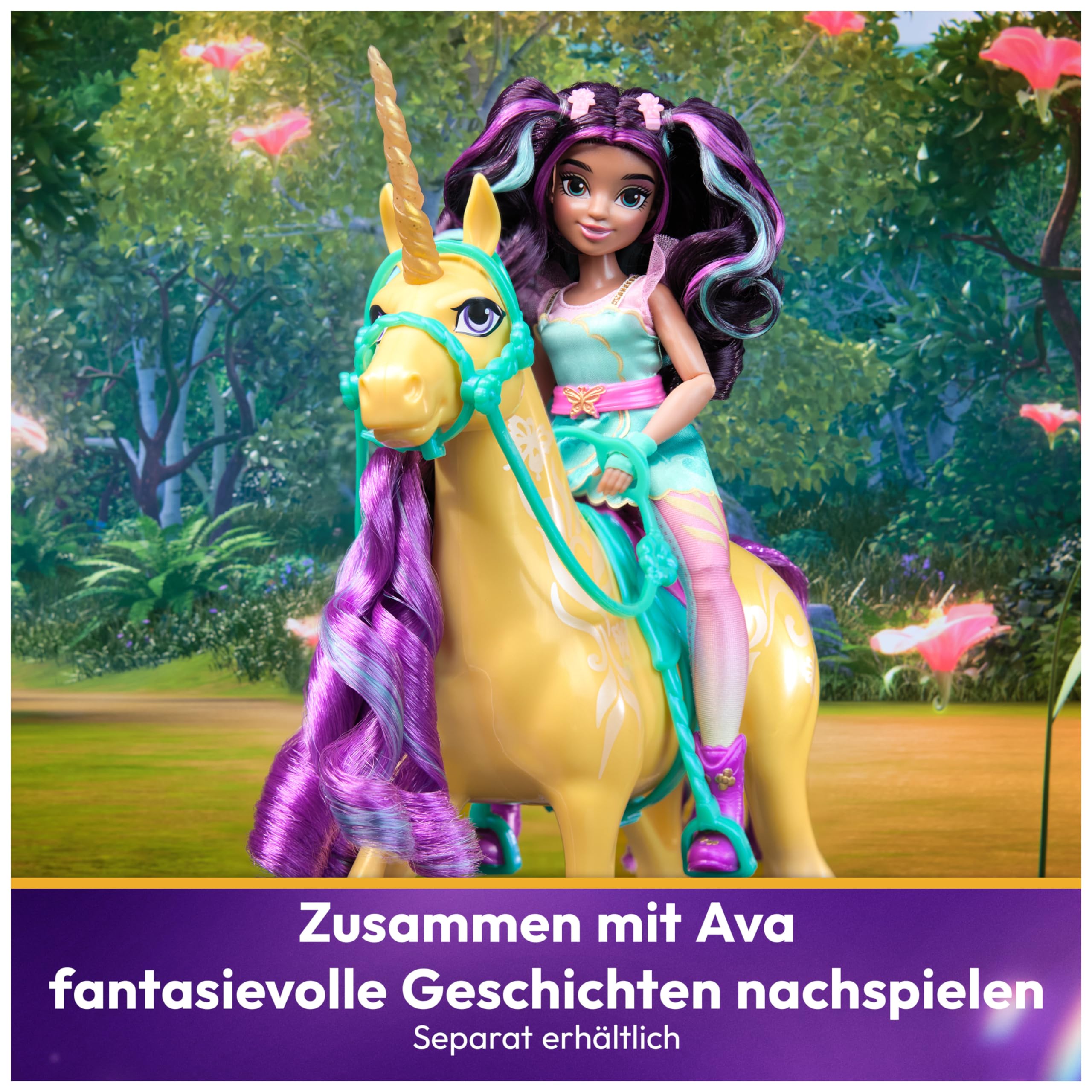 Unicorn Academy Leaf Einhorn 28 cm Ava Pflanzen-Magie