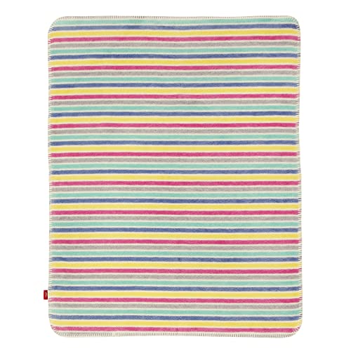 s.Oliver Babydecke 75x100 cm gestreift bunt Baumwollmix weich