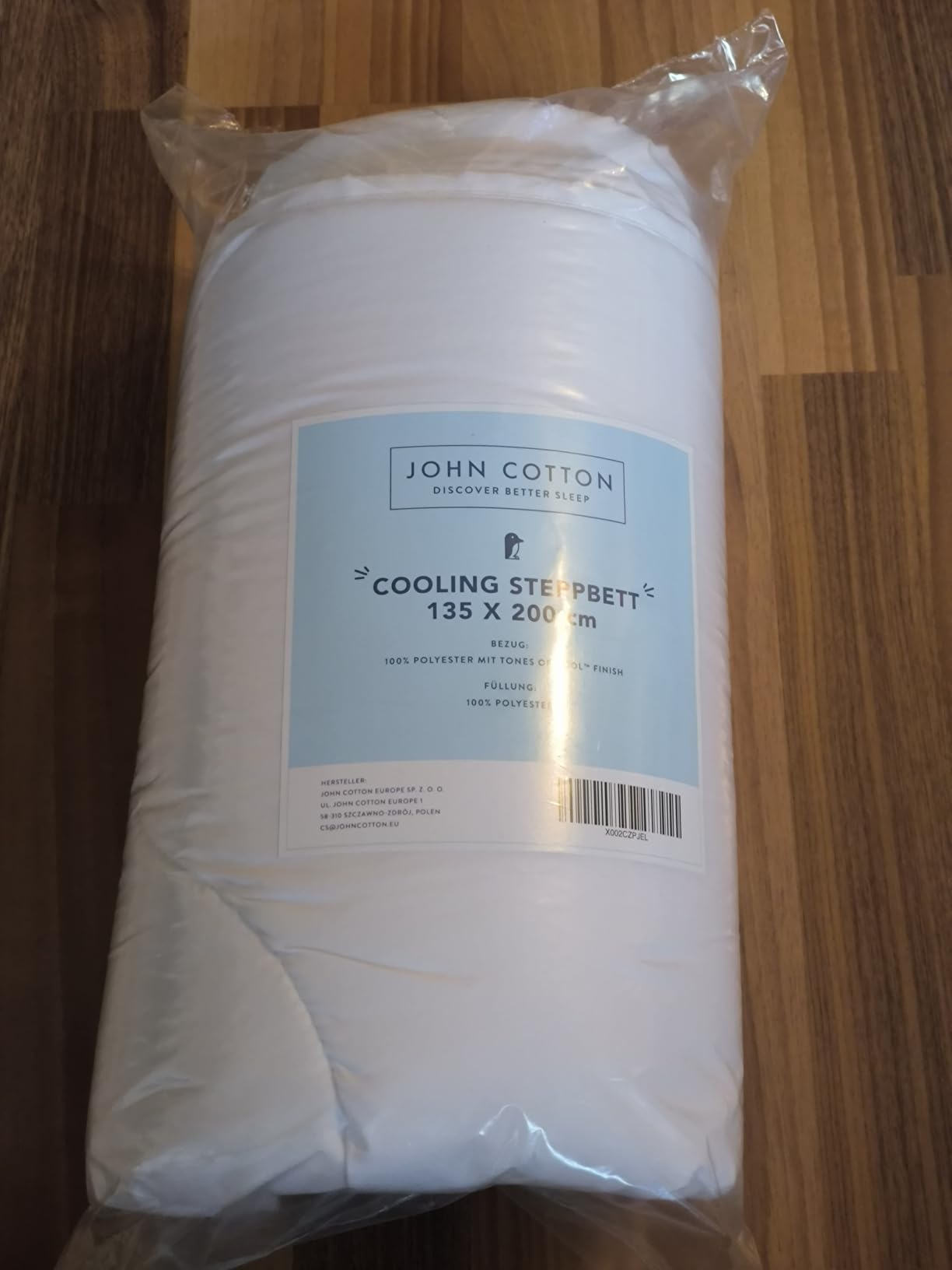 John Cotton Kühldecke Sommerdecke 135x200 atmungsaktiv