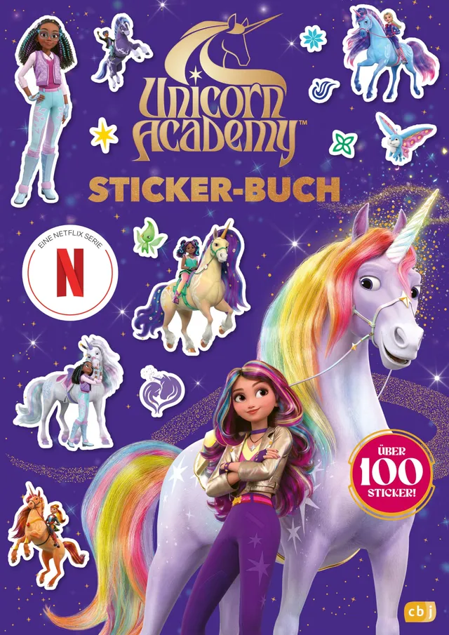 Unicorn Academy Stickerbuch Band 2 Rätselbuch 100 Sticker ab 5