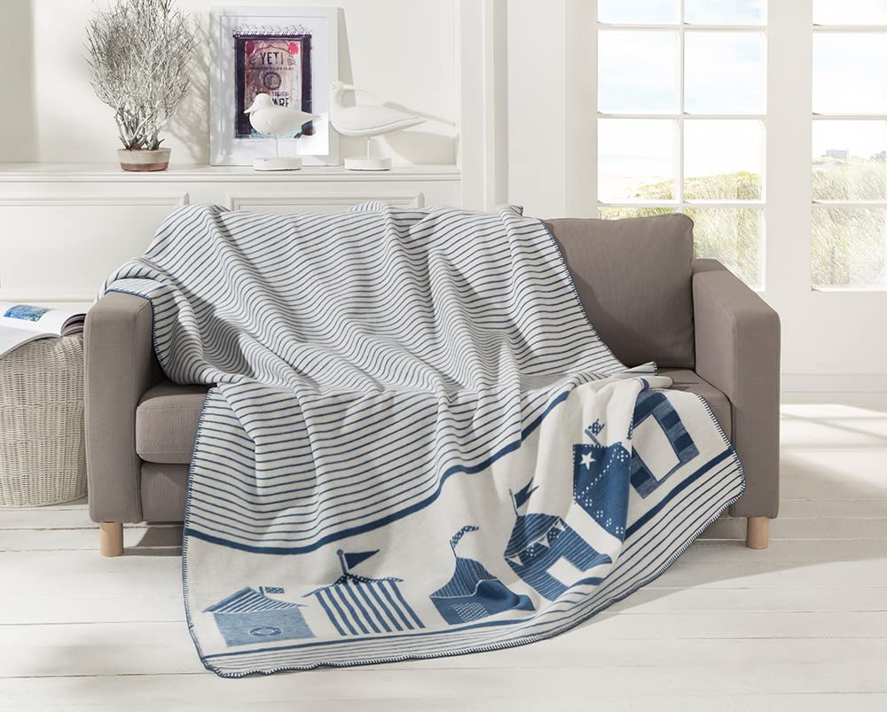 IBENA Kuscheldecke 150x200 3910-600 Baumwolle Wohndecke