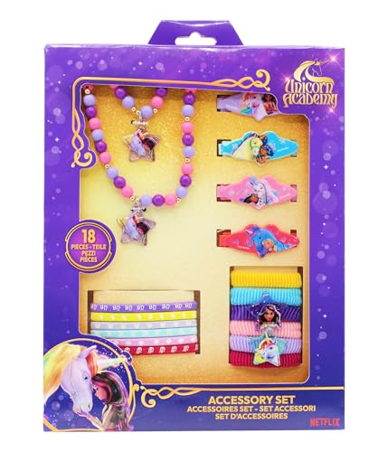 Unicorn Academy Accessoireset 18tlg Schmuck Haarschmuck Kinder
