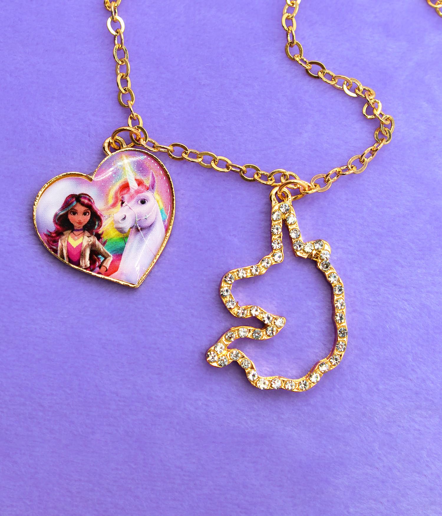 Unicorn Academy Sophia Wildstar Halskette 2 Charms Kinder