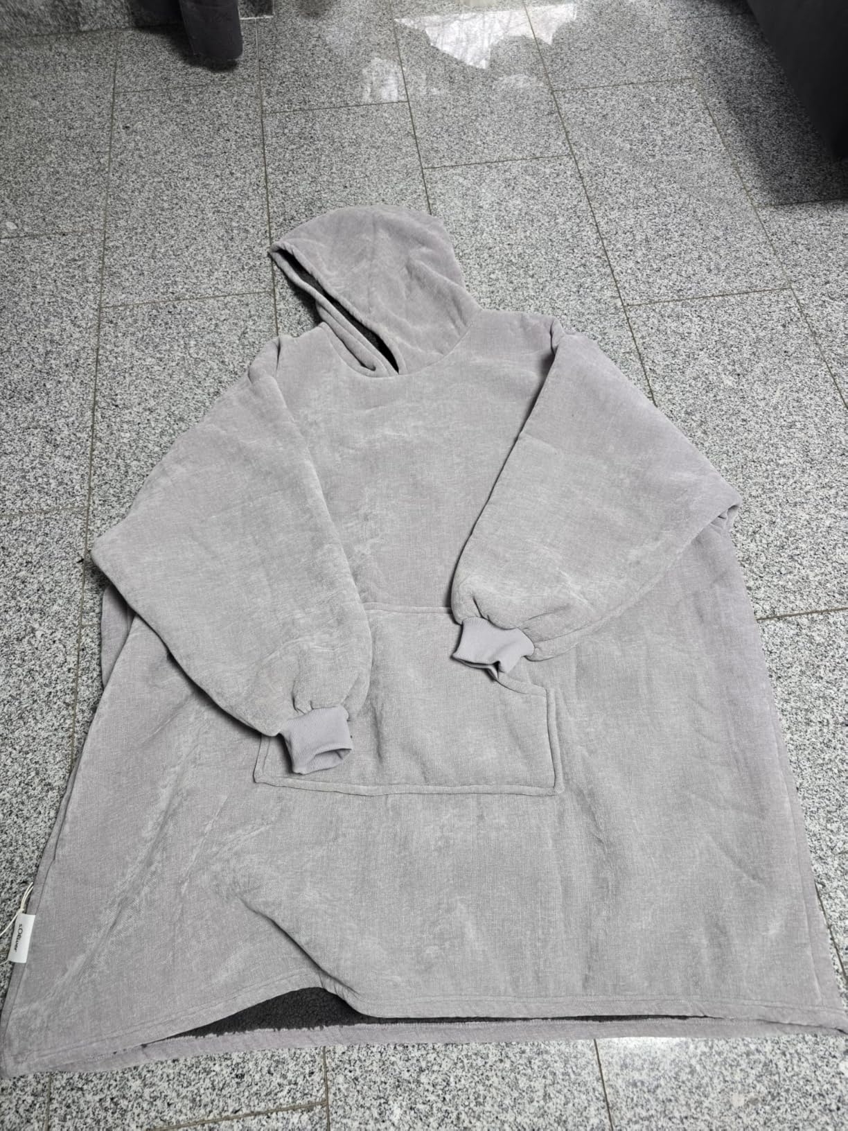 s.Oliver Lounge Hoodie Grau Einheitsgröße Polyesterflausch
