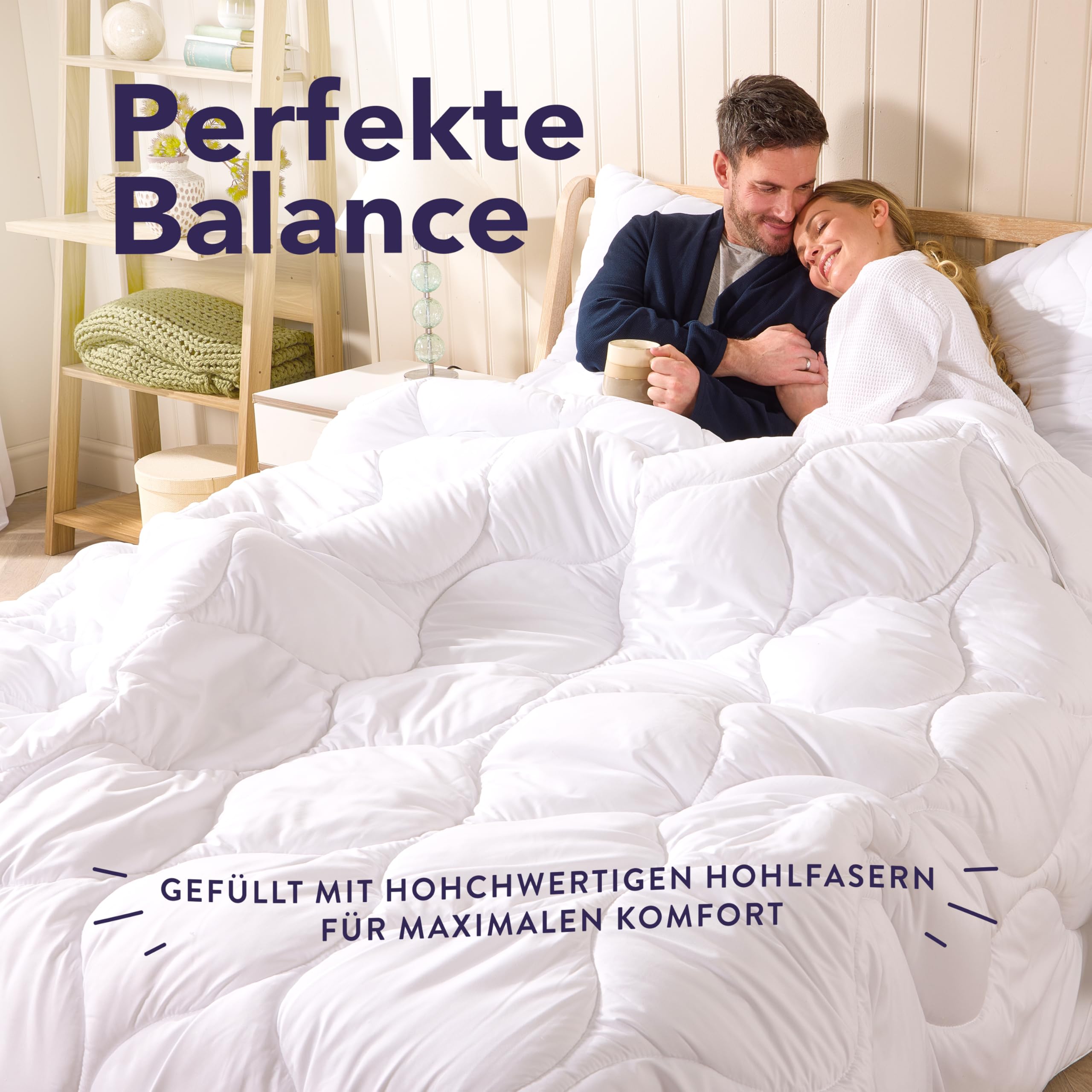 John Cotton Bettdecken Medium Bettdecke 135x200 Ganzjahresdecke Allergiker