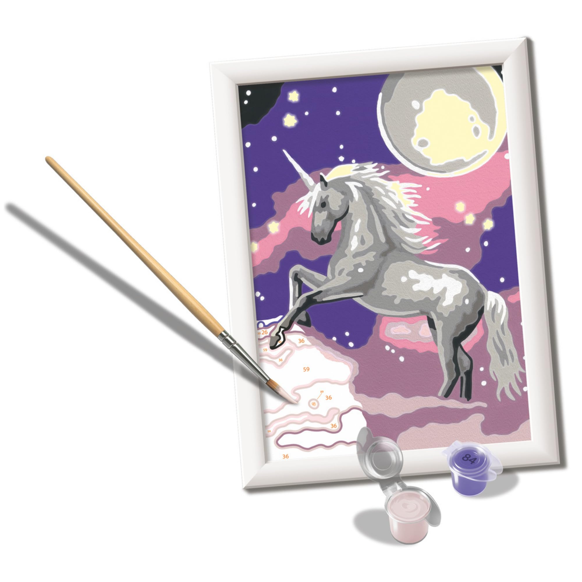 Unicorn Academy CreArt Wildstar Malen nach Zahlen 14x19cm
