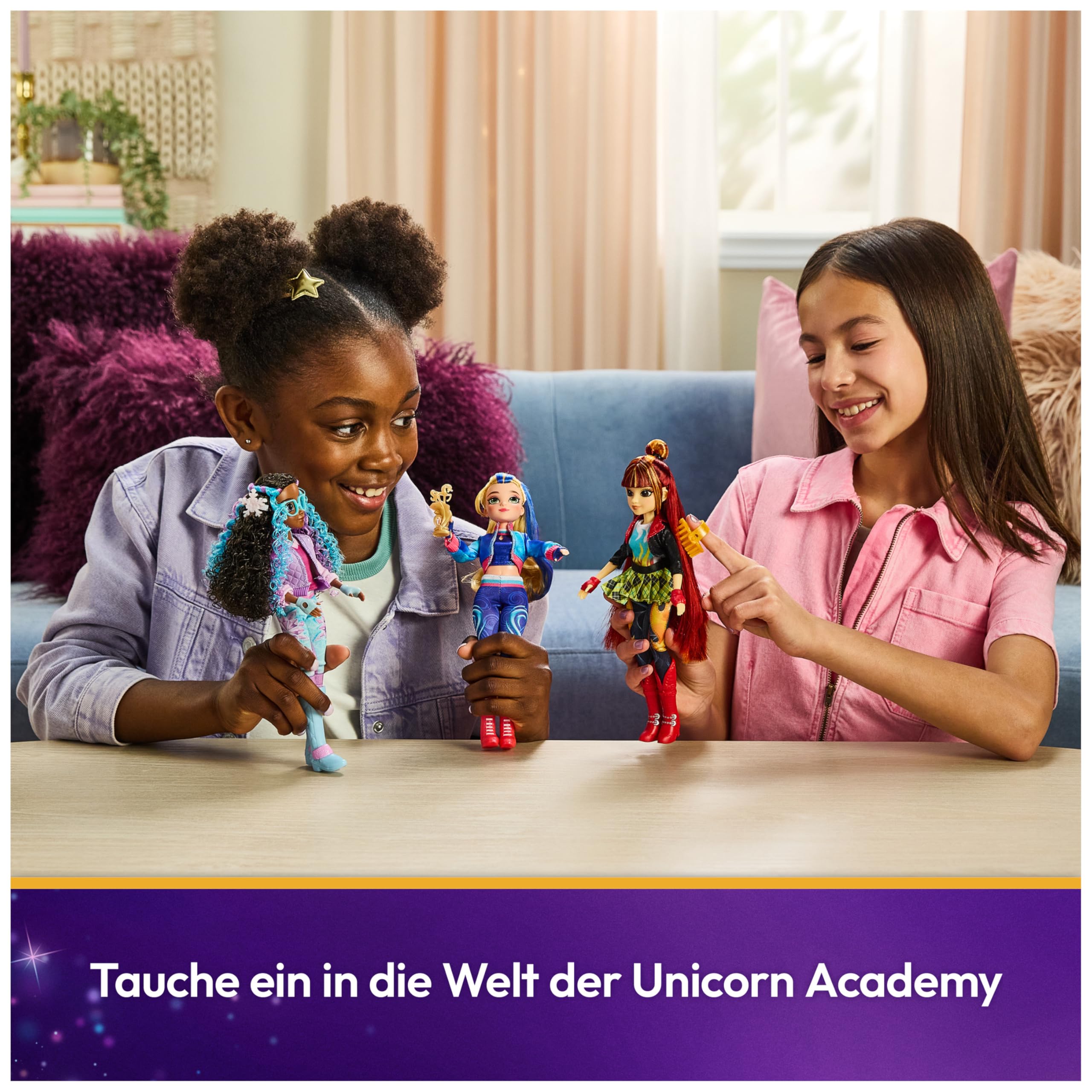 Unicorn Academy Isabel Ankleidepuppe 24cm mit Zubehör ab 4 J.
