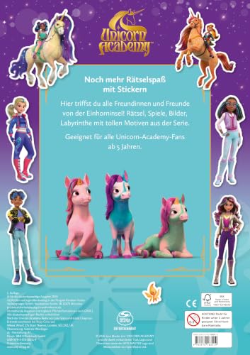 Unicorn Academy Rätselspaß mit Stickern Band 7 ab 5