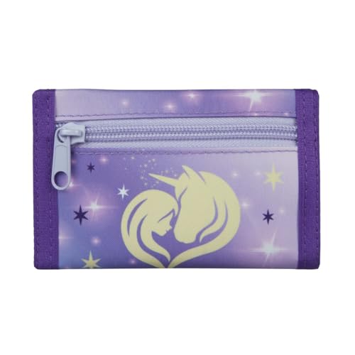 Undercover Unicorn Academy Geldbörse 9x2x13 lila Brustbeutel