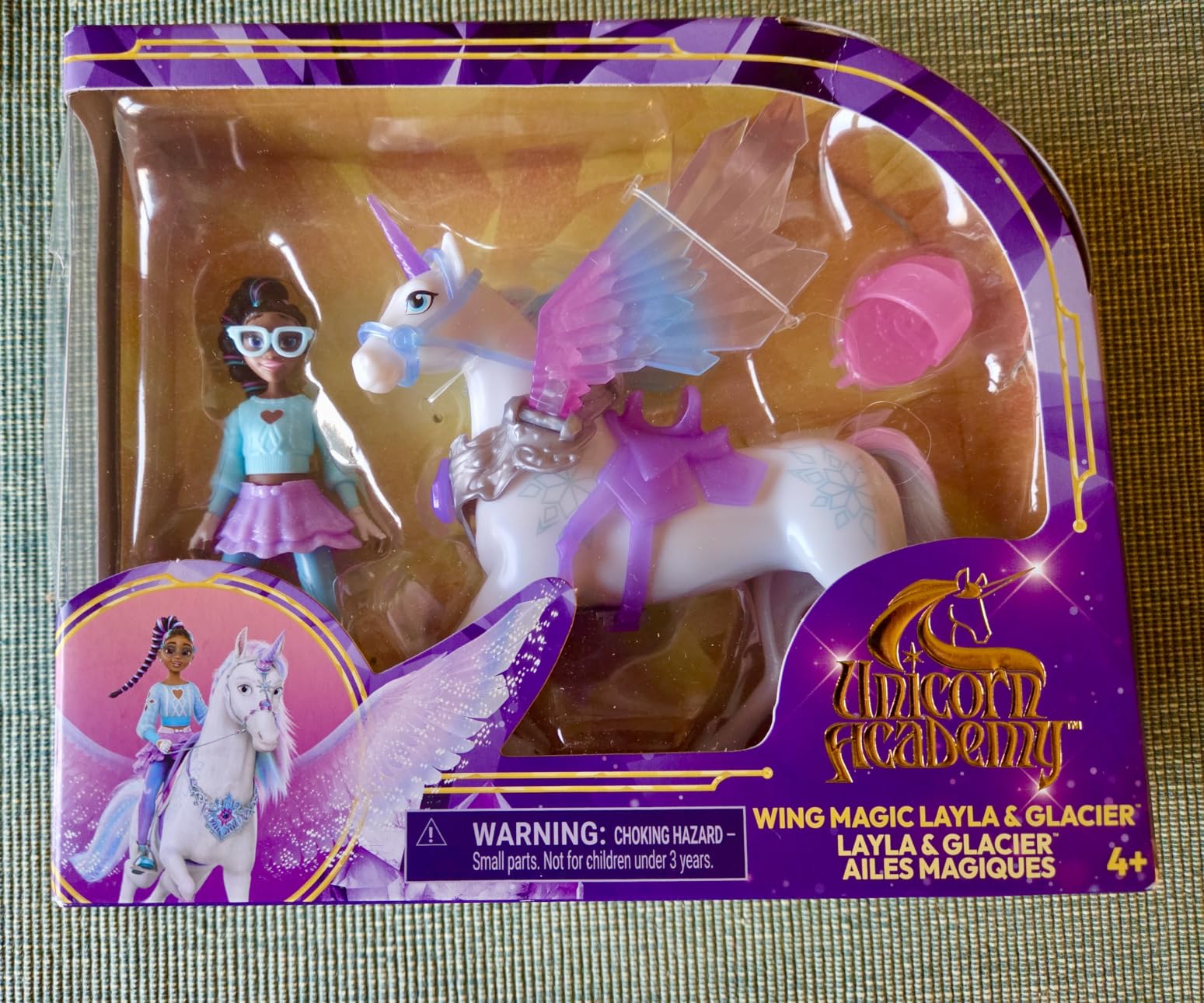 Unicorn Academy Wing Magic Layla Glacier Puppen-Set