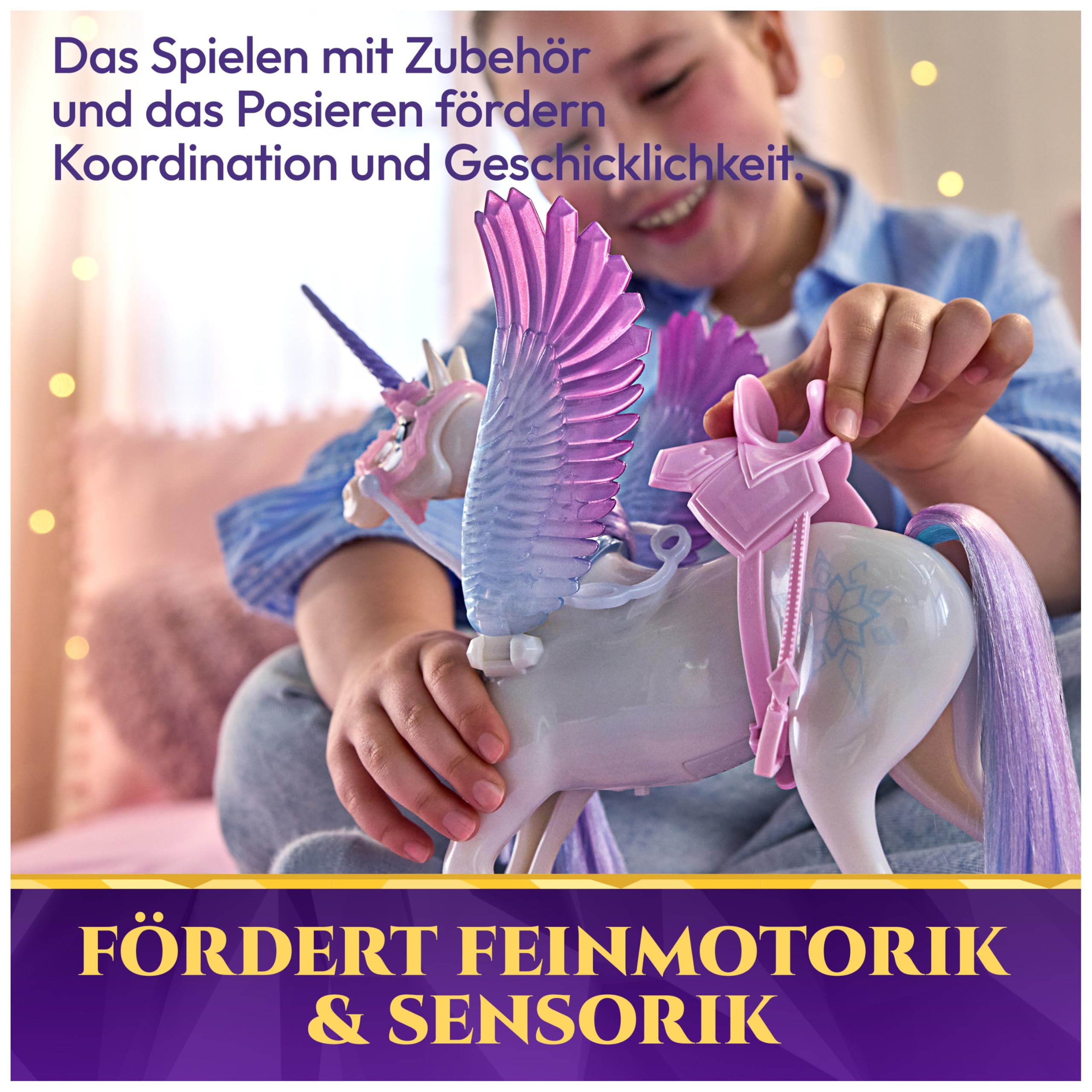Unicorn Academy Layla und Glacier Spielset mit Licht und Sound