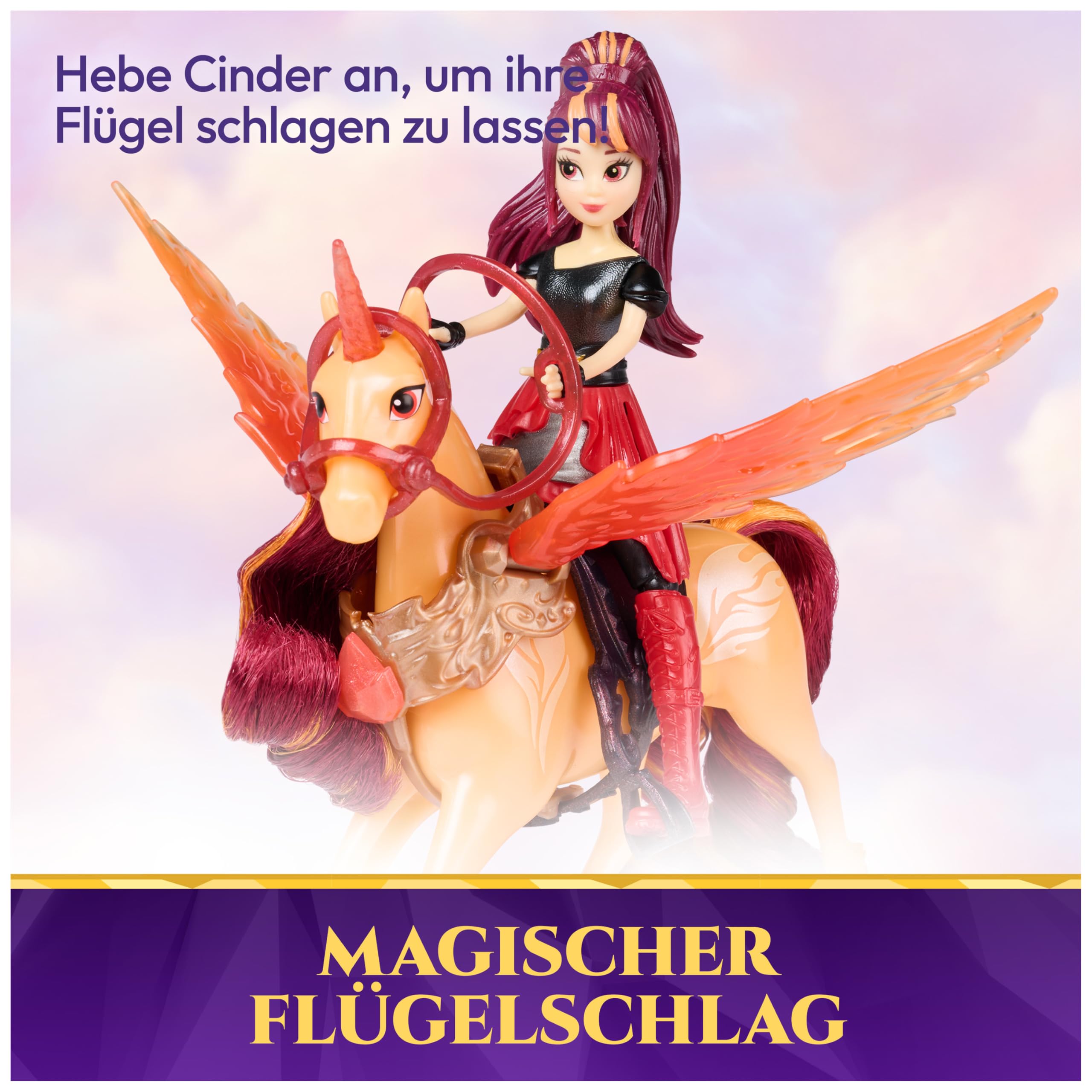 Unicorn Academy Wing Magic Valentina Cinder Puppen-Set ab 4