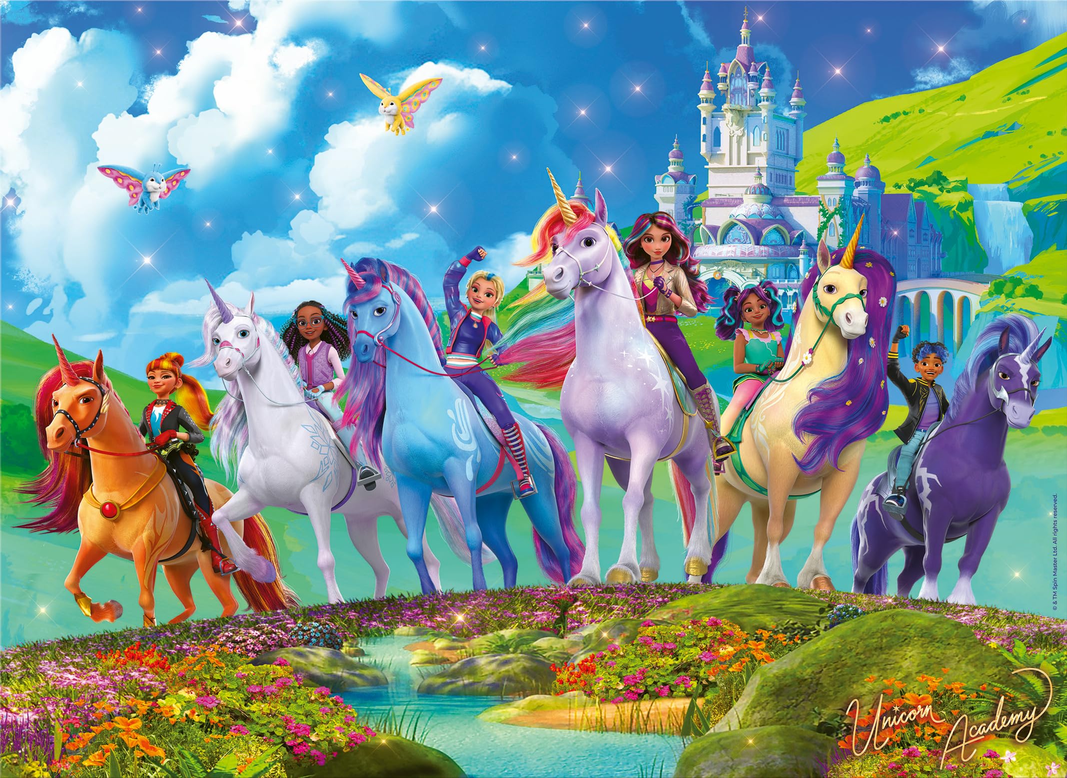Unicorn Academy Magie Kinderpuzzle 200 XXL Teile ab 8 Jahren