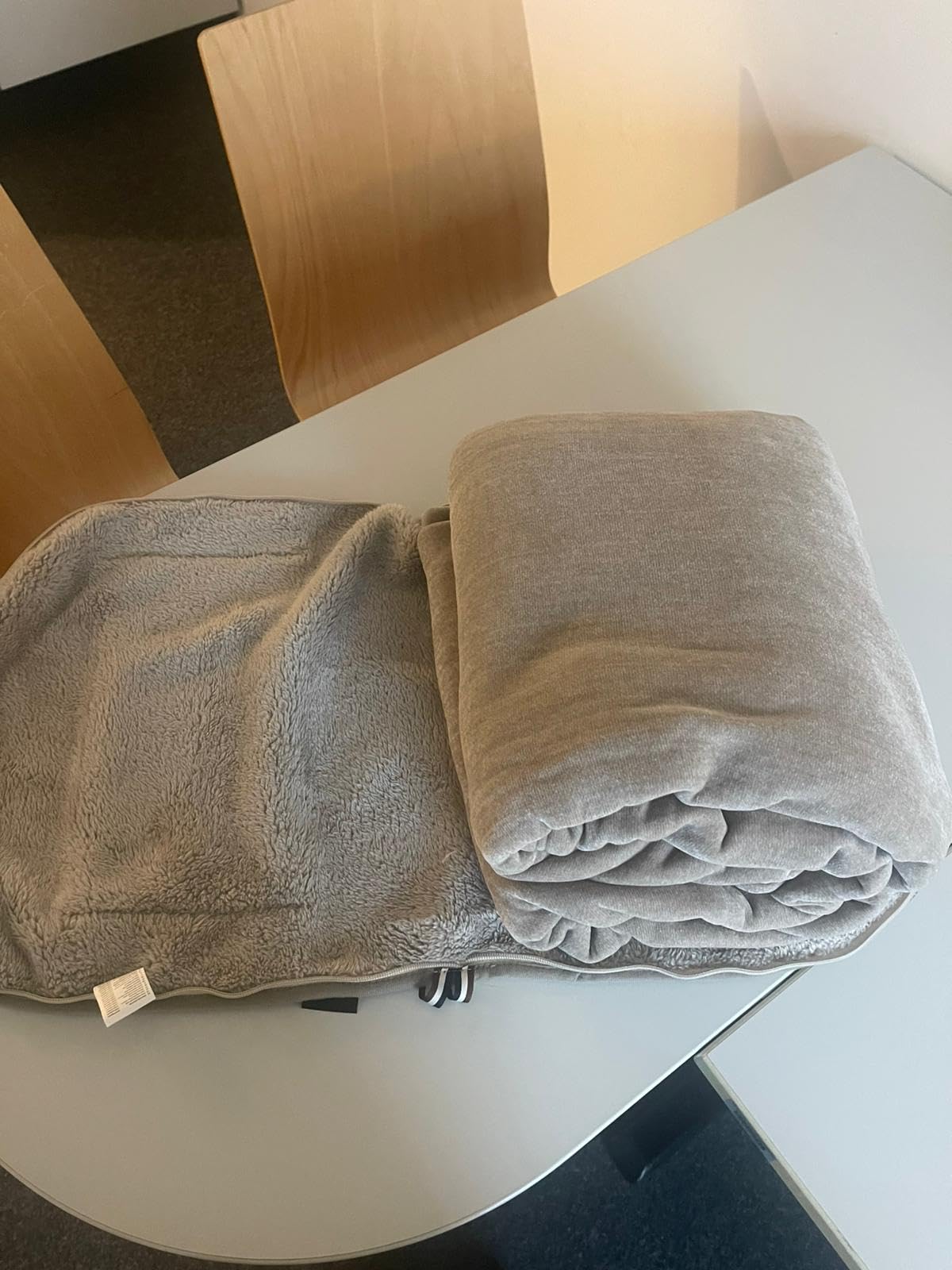 bugatti Reisedecke 130x150 cm Beige mit Kissen 2 in 1