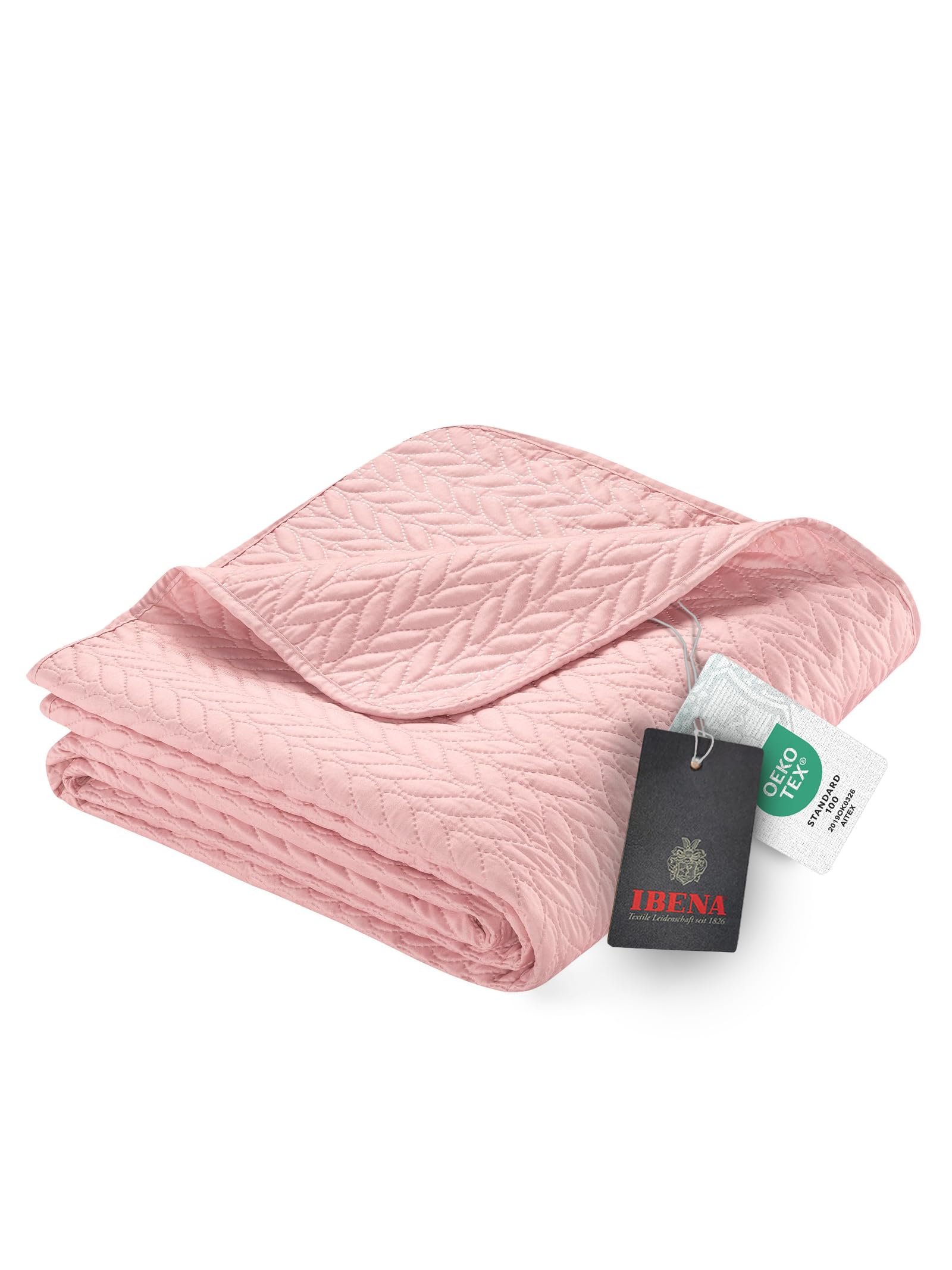 IBENA Nancy Tagesdecke 280x250 cm grau gesteppt