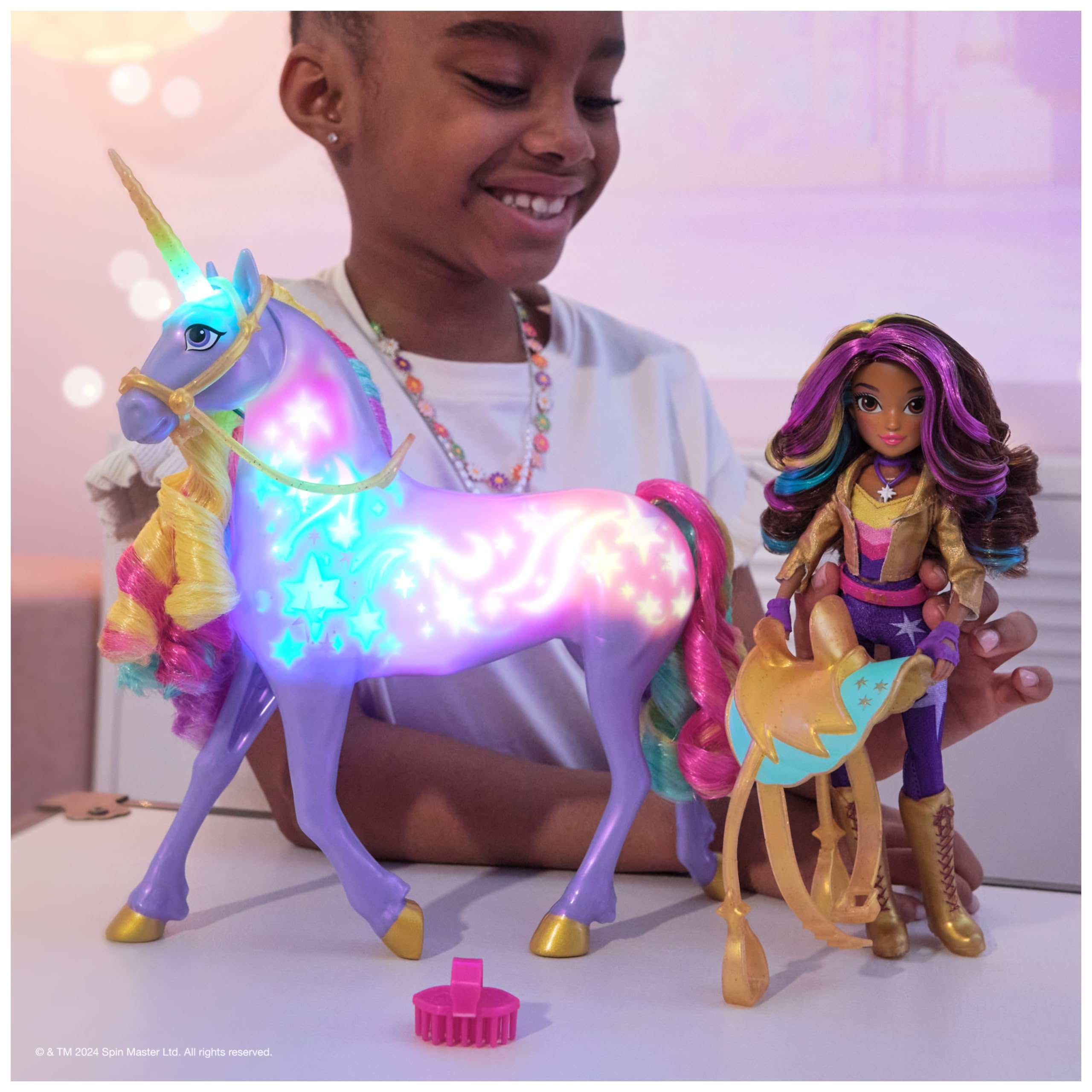 Unicorn Academy Wildstar Einhorn Interaktiv mit Licht und Sound