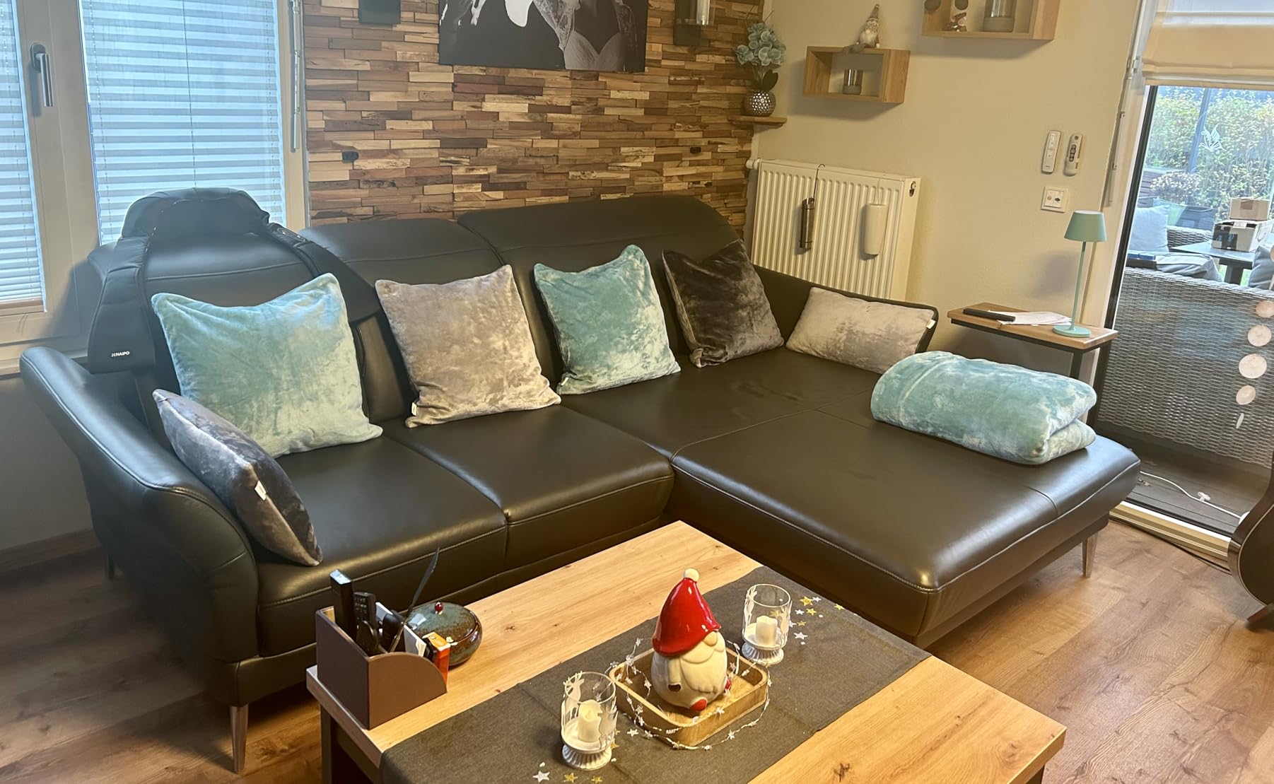 s.Oliver Doublesoft Kuscheldecke 150x200 cm dunkelgrau doppellagig