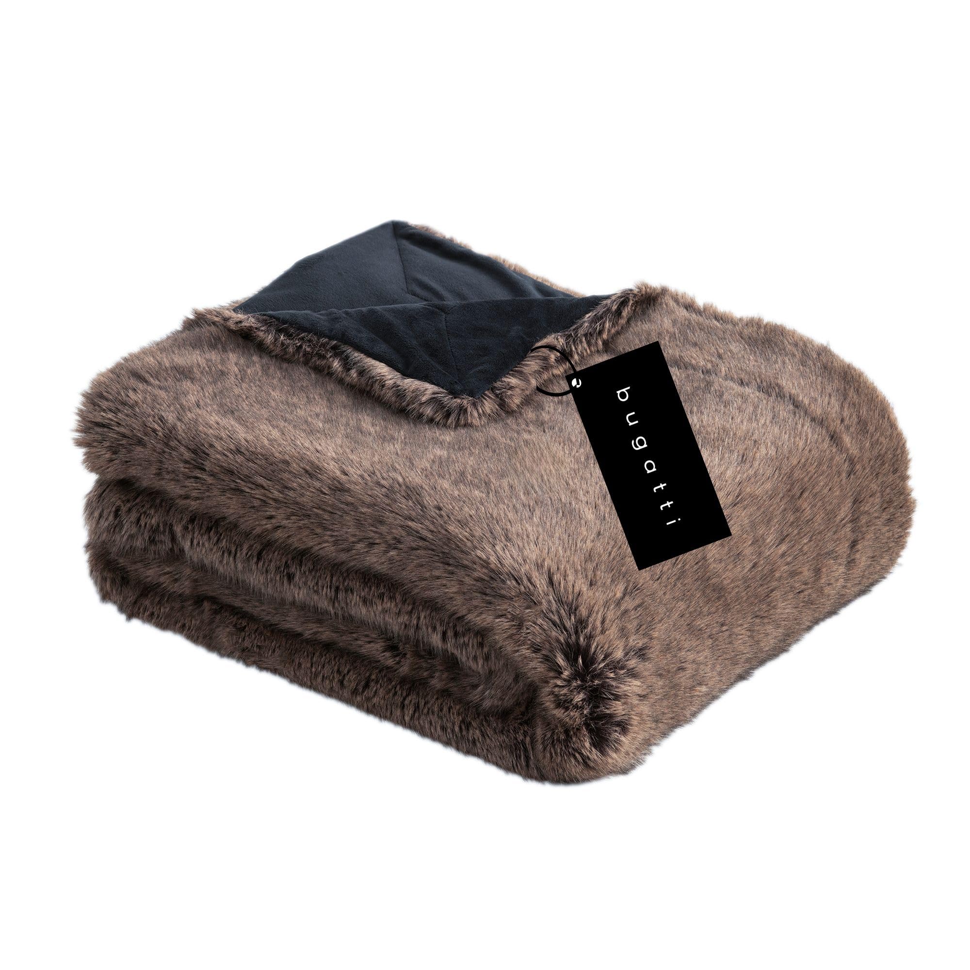 bugatti Kunstfell Decke 150x200 Natur Flausch