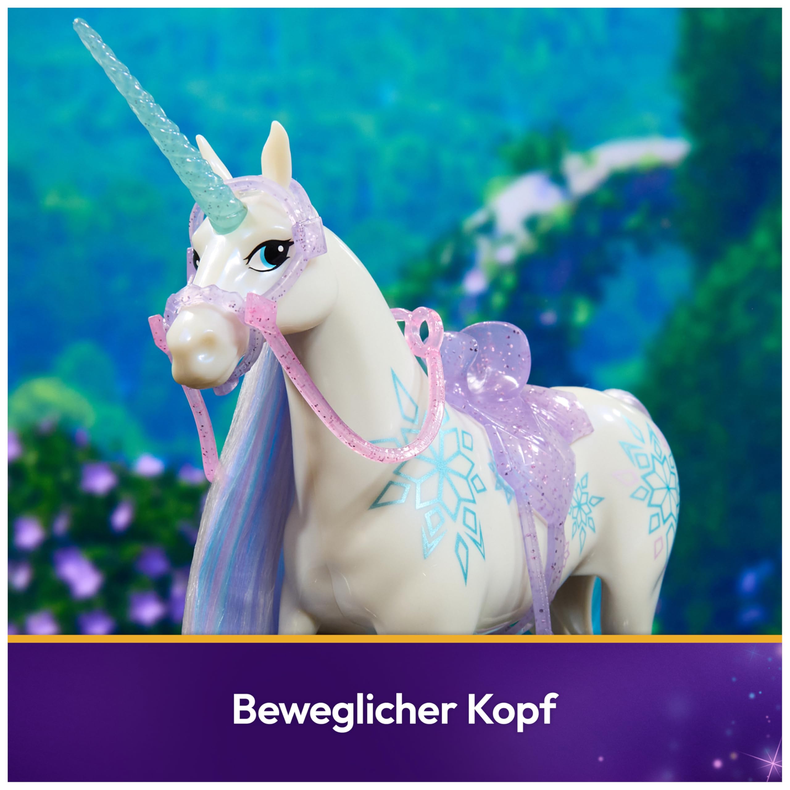 Unicorn Academy Glacier Einhorn 28cm mit Mähne Laylas Pferd