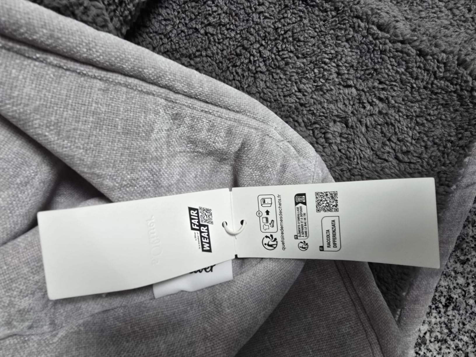 s.Oliver Lounge Hoodie Grau Einheitsgröße Polyesterflausch