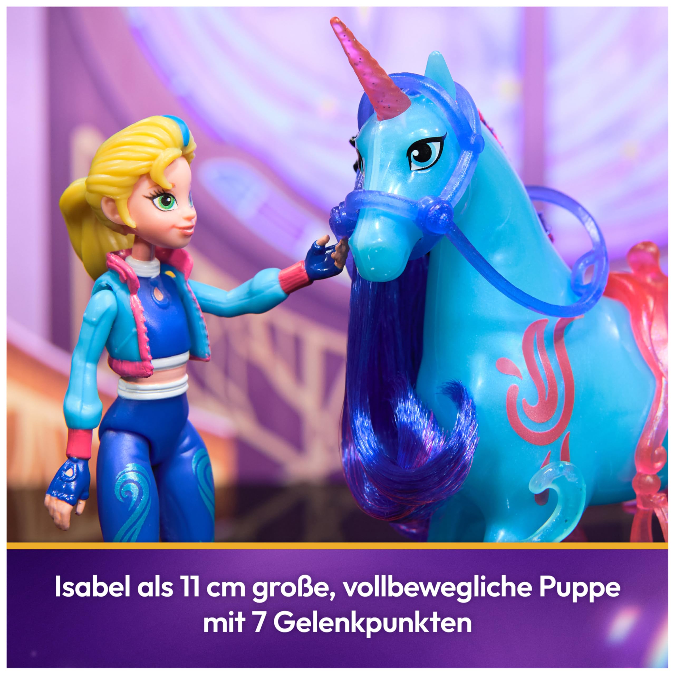 Unicorn Academy Isabel & River Puppe mit Einhorn 12 cm