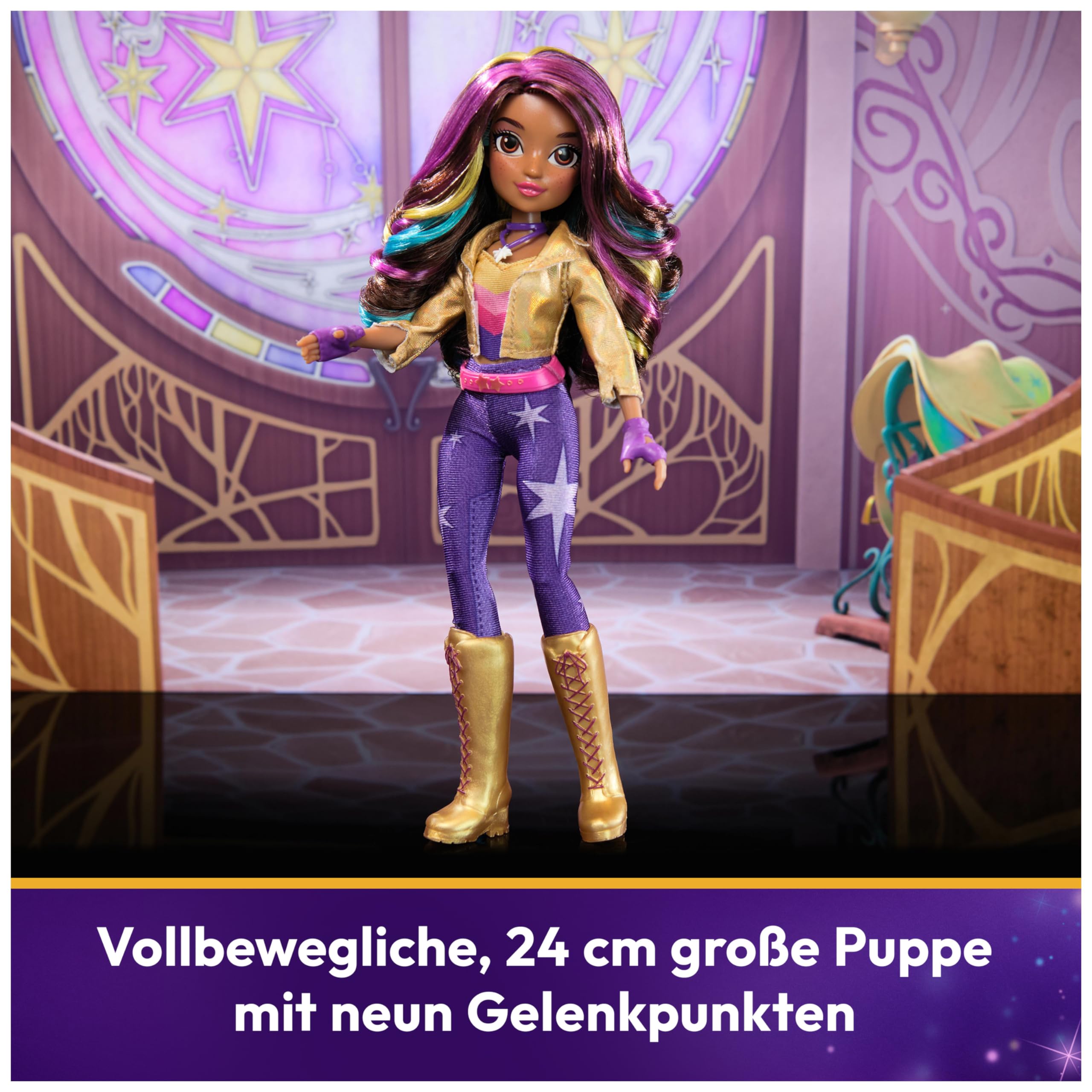 Unicorn Academy Sophia Ankleidepuppe 24 cm mit Zubehör