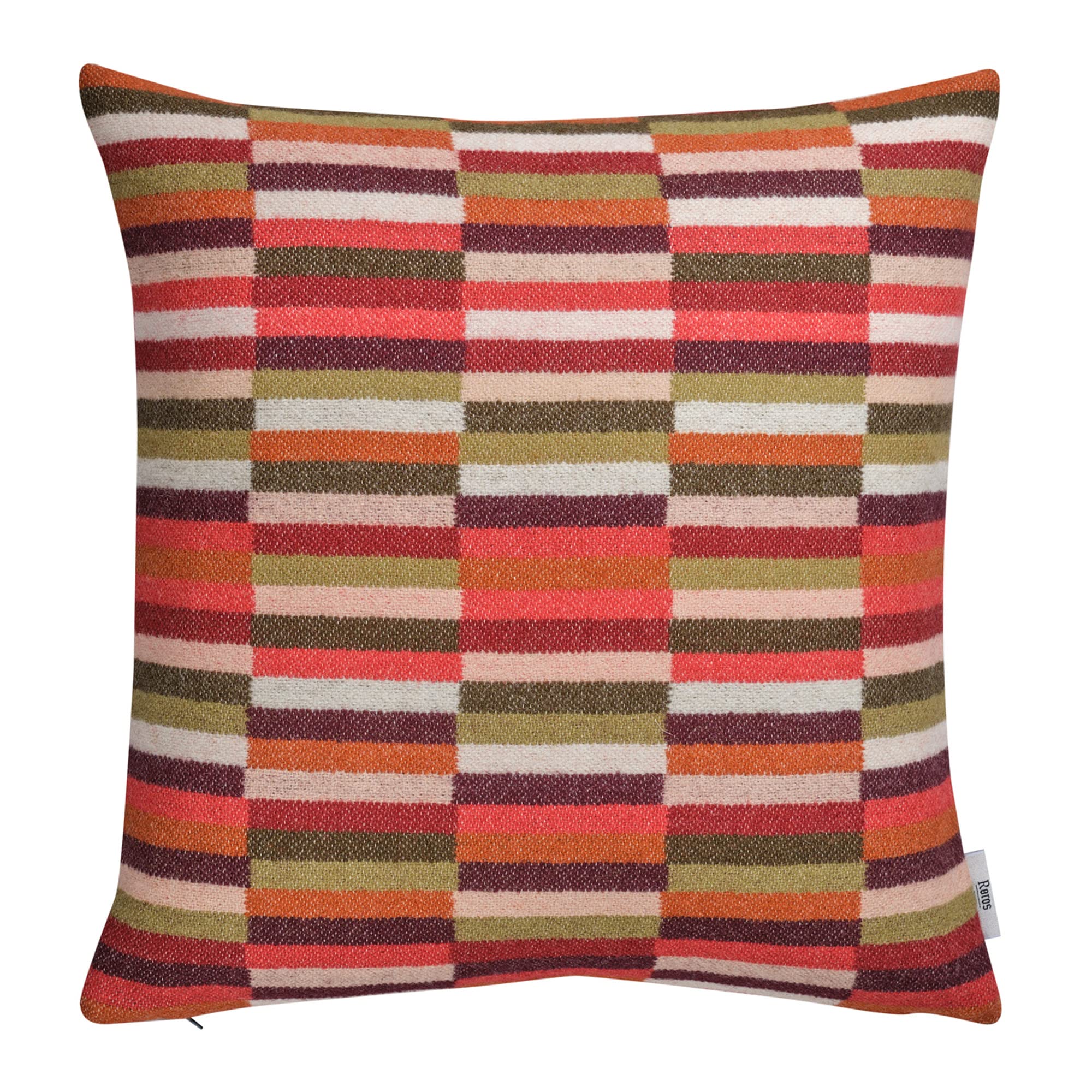 Røros Tweed Ida Wollkissen 50x50cm Rot 106001 Lammwolle