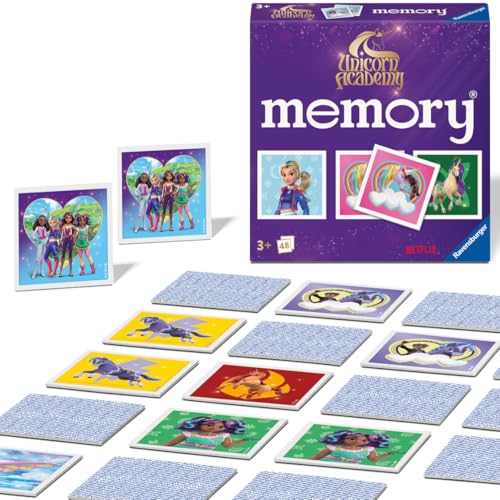 Ravensburger Unicorn Academy Mini Memory Legespiel 48 Karten ab 3